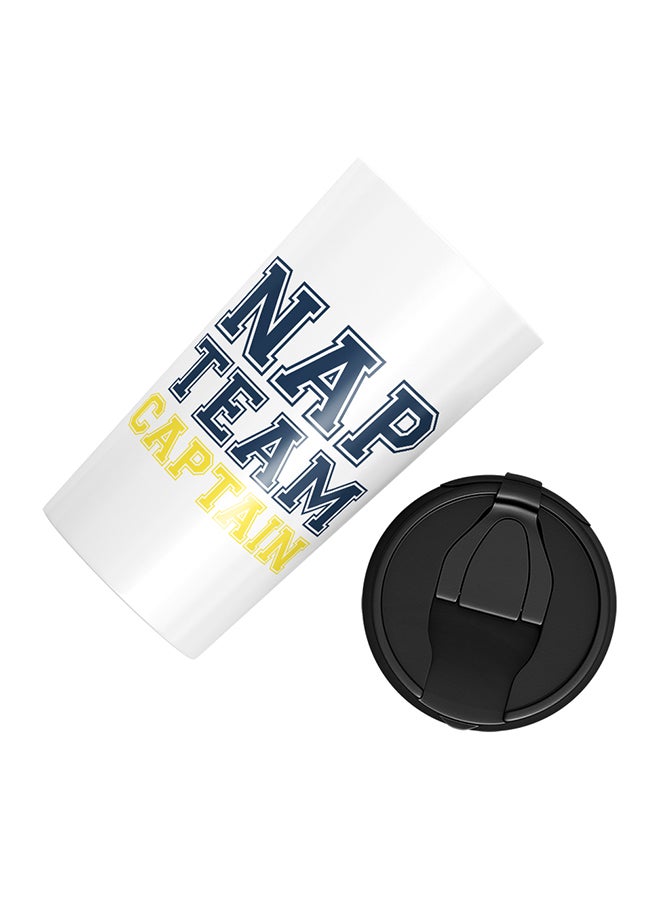 LOUD UNIVERSE Stainless Steel Nap Team Captain Lazy Sleepy Head Tumbler White 15cm  - Image 3