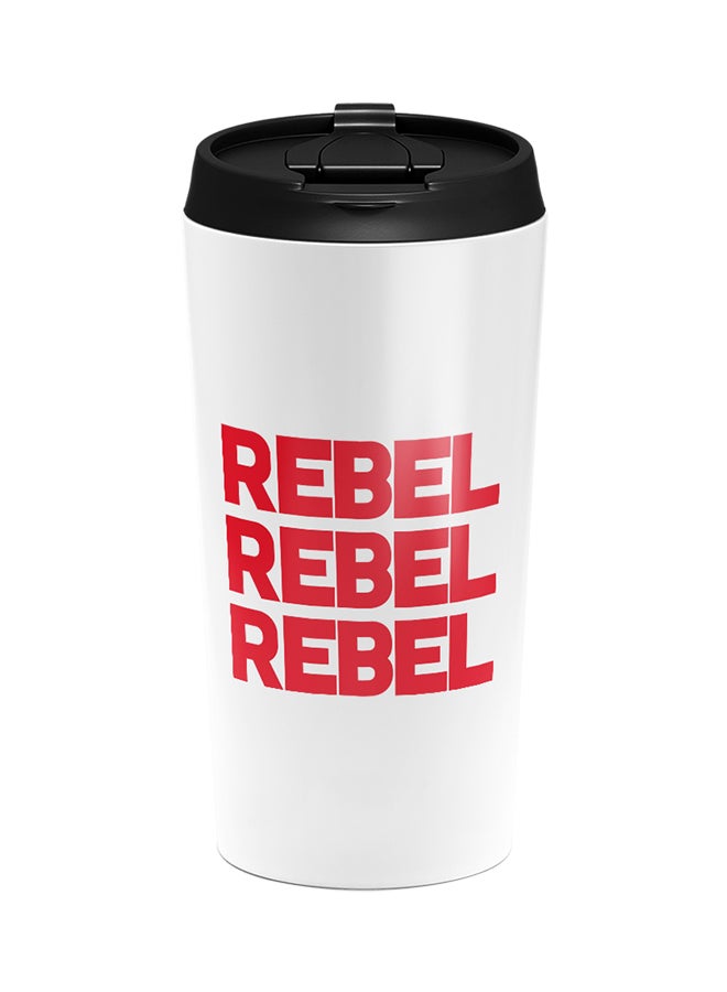 LOUD UNIVERSE Stainless Steel Rebel Rebel Rebel Youth Teenagers Tumbler White 15cm  - Image 1