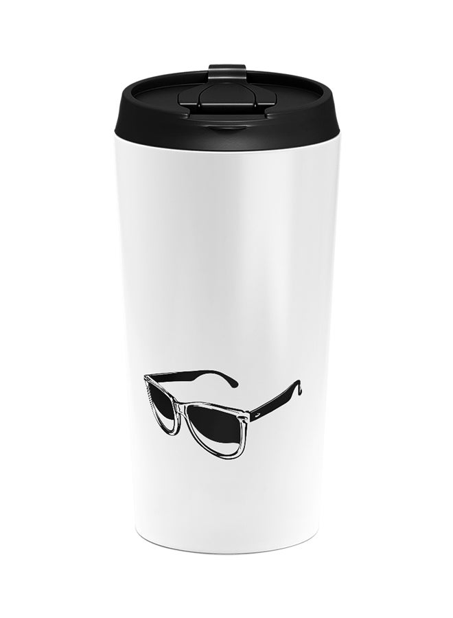 LOUD UNIVERSE Stainless Steel Beach Summer Shades Tumbler White 15cm  - Image 1