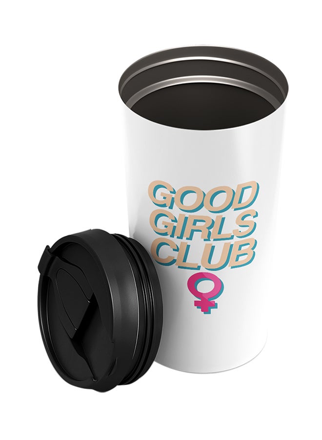 LOUD UNIVERSE Stainless Steel Good Girls Club Women Sigh Girly Tumbler White 15cm  - Image 2