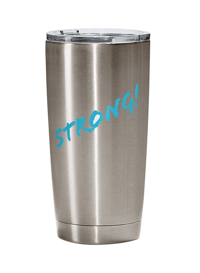 LOUD UNIVERSE Stainless Steel Strong Friends Gift Motivation Tumbler Silver 15cm  - Image 1