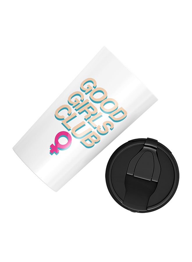 LOUD UNIVERSE Stainless Steel Good Girls Club Women Sigh Girly Tumbler White 15cm  - Image 3