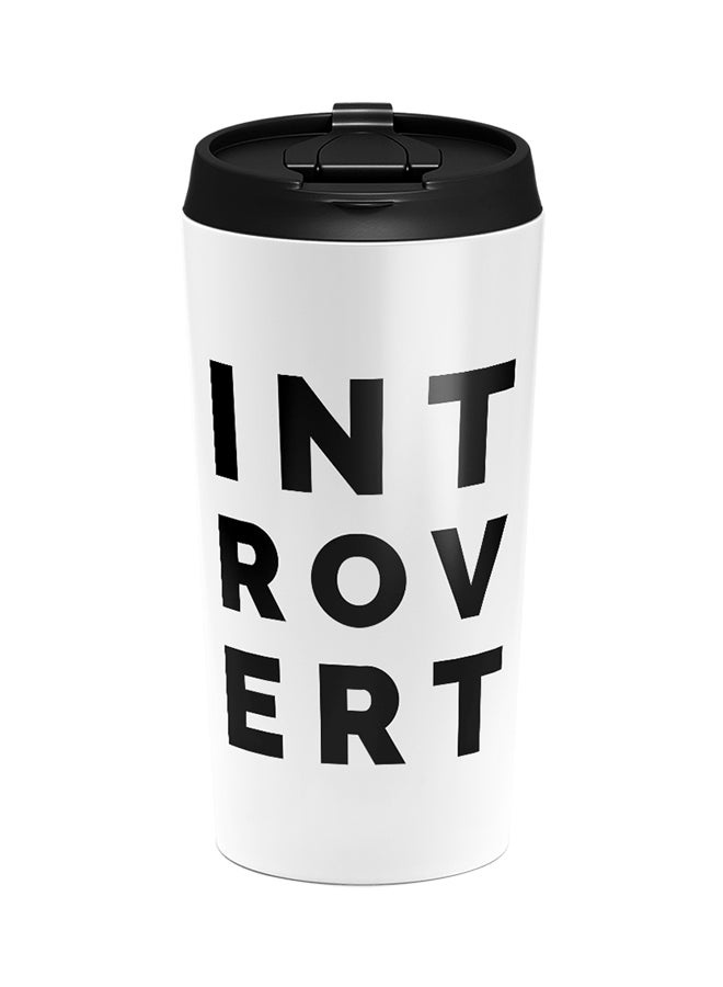 LOUD UNIVERSE Stainless Steel Introvert Tumbler White 15cm  - Image 1