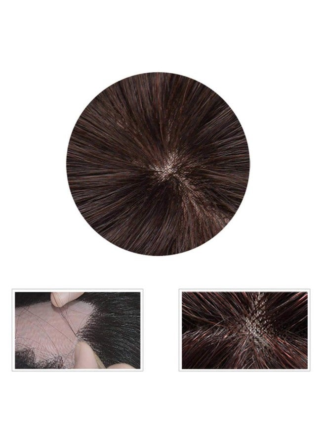 Short Straight Toupee Wig Black - Image 3