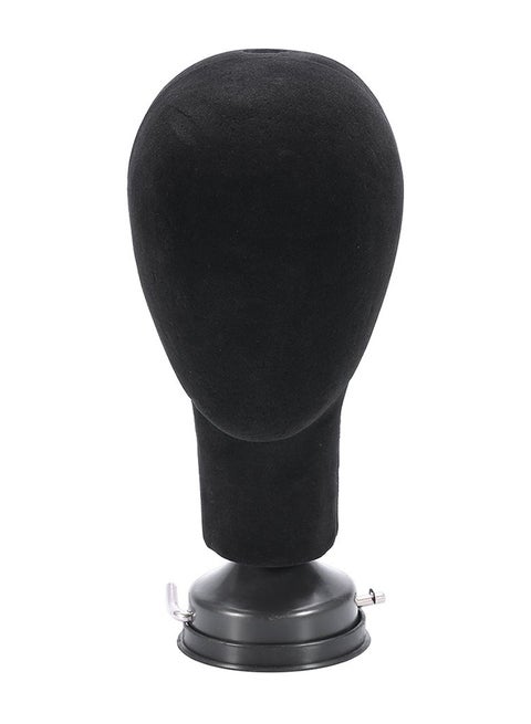 Mannequin Model Head Wig Display Stand Black 50cm