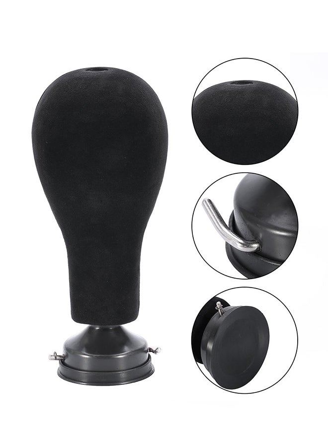 Generic - Mannequin Model Head Wig Display Stand Black 50cm - Image 1