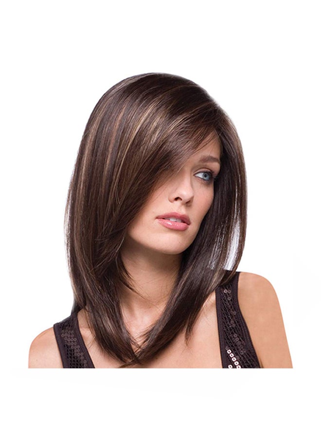 Short Straight Bob Wig Brown 13inch - Image 1