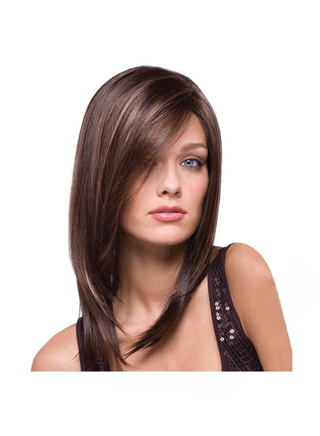 Short Straight Bob Wig Brown 13inch - Image 2
