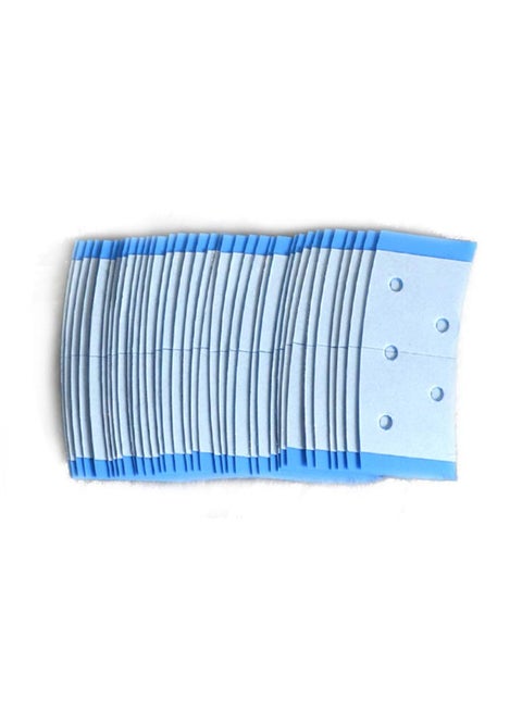 40 Strips Double Sided Adhesive Wig Tape Blue 50centimeter