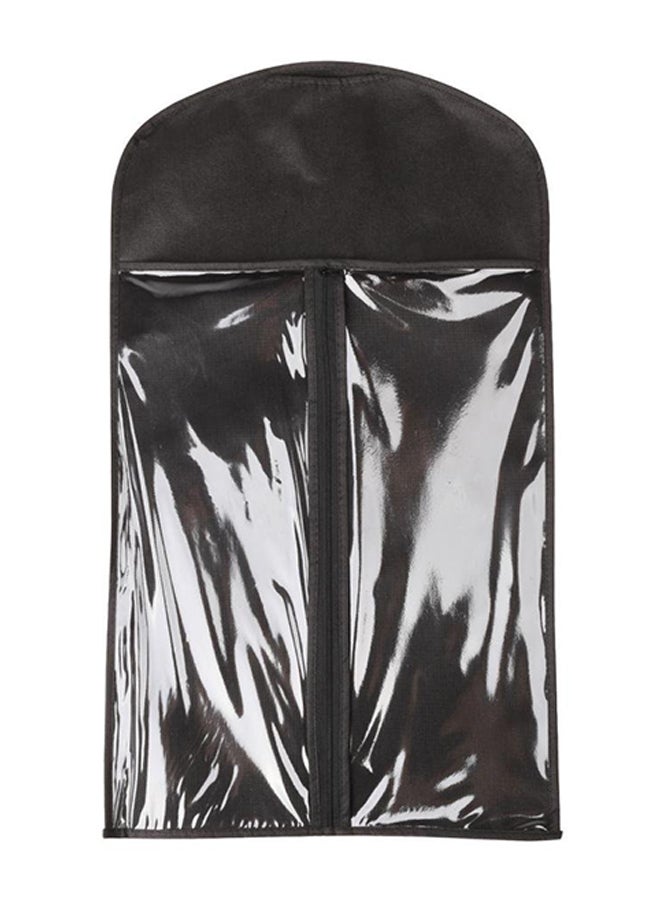 2-Piece Extensions Wig Storage Bag With Hanger Black - Image 2
