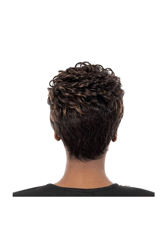 Generic Short Curly Wig Light Brown  - Image 3
