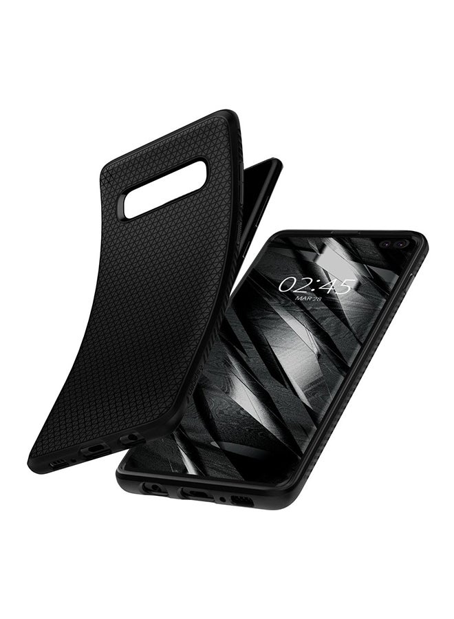 Spigen - Liquid Air Case Cover For Samsung Galaxy S10 Plus Black - Image 1