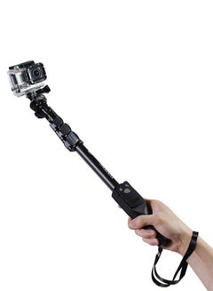 Yunteng Monopod Handheld Selfie Stick With Phone Holder Black  - Image 1