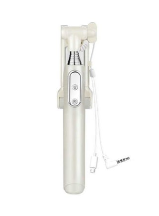 Monopod Selfie Stick With Bluetooth Remote Control White - v1551425014/N21195379A_1