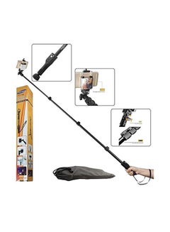 Yunteng Monopod Extendable Selfie Stick With Shutter Remote Control Black  - Image 2