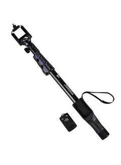 Yunteng Monopod Extendable Selfie Stick With Shutter Remote Control Black  - Image 1