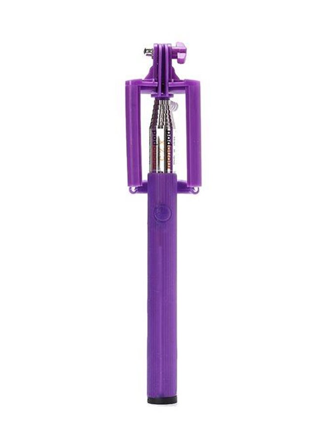 Generic Selfie Stick Monopod Purple  - Image 1