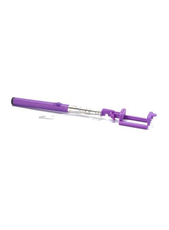 Generic Selfie Stick Monopod Purple  - Image 2