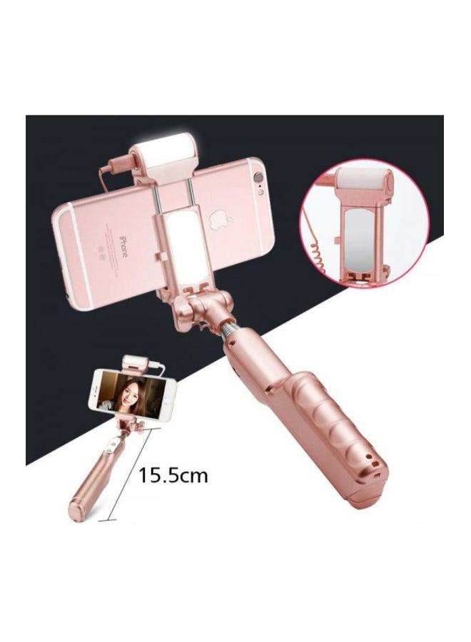 Generic Selfie Stick Monopod Pink  - Image 2