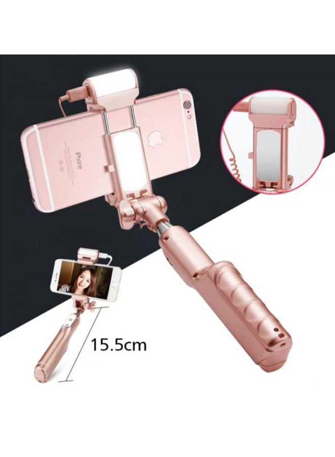 Generic Selfie Stick Monopod Pink  - Image 3