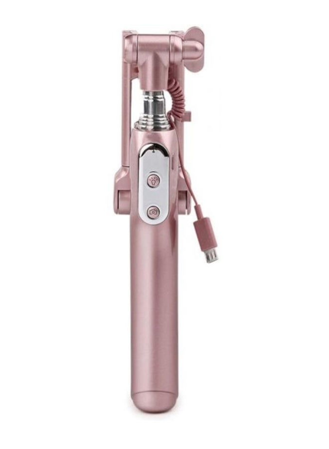 Generic Selfie Stick Monopod Pink  - Image 2