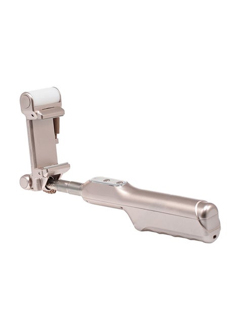 Selfie Stick Monopod With Bluetooth And Flash Gold