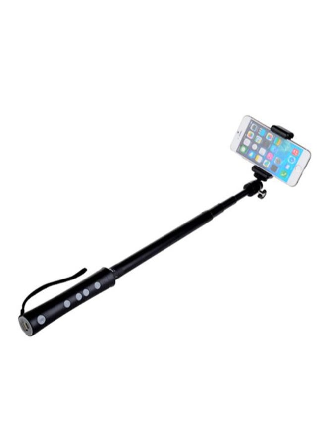 Generic Monopod Wireless Zoom Selfie Stick Black  - Image 1
