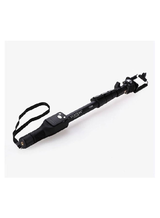 Yunteng - Monopod Extendable Handheld Selfi Stick With Shutter Remote Black - Image 1