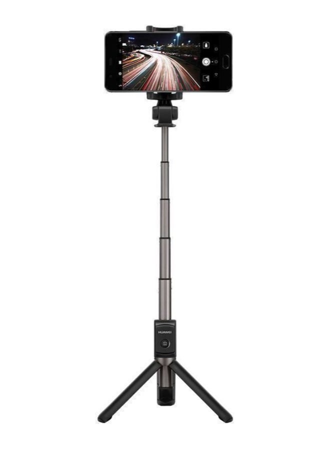 Tripod Selfie Stick  With Remote Black