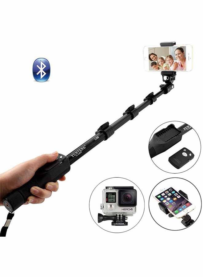 Monopod Selfie Stick With Removable Bluetooth Remote Black - v1551425220/N21195882A_3