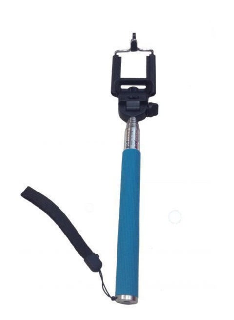 Monopod Selfie Stick With Self-timer Black/Blue