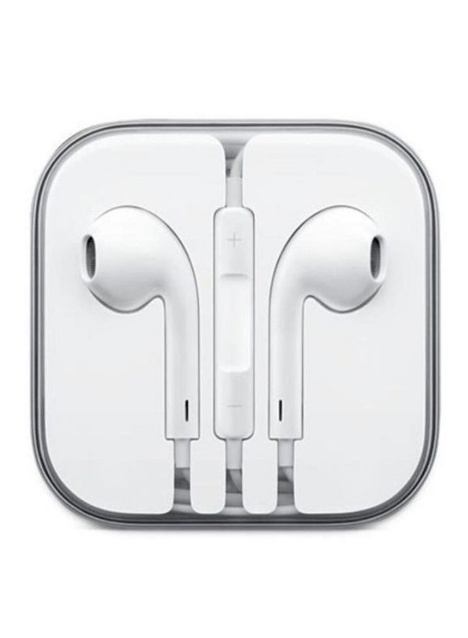 Generic - In-Ear Earphones With Remote And Mic For Apple iPhone 5 5G White - Image 1