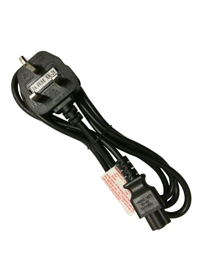 Power Lead Cord Cable For Laptop Adapter Charger Black 