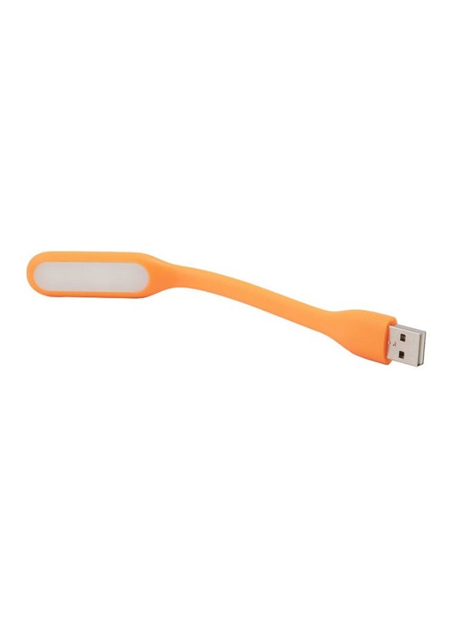 مصباح LED مزود بمنفذ USB لأجهزة الكمبيوتر المحمولة والمكتبية برتقالي - Image 2