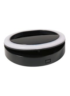 Generic Portable Clip-on Mini Selfie Ring Flash Light For Smartphone Black  - Image 3
