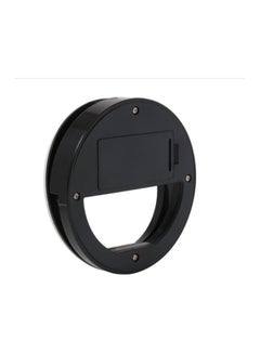 Generic Portable Clip-on Mini Selfie Ring Flash Light For Smartphone Black  - Image 4