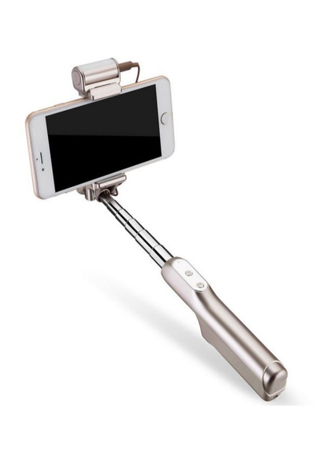 Generic 3-In-1 All Day Shot Pocket Selfie Stick Gold  - Image 2