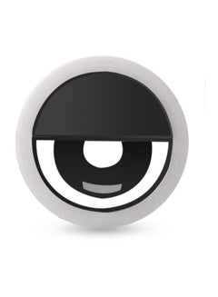 Generic Led Ring Selfie Light For Smartphone Black/White  - Image 2