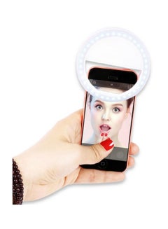 Generic Enhancing Selfie Ring Flash Light For IOS/Android Mobile Phone Black  - Image 2