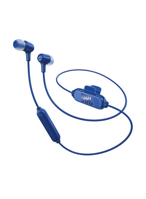 In-Ear E25BT Signature Sound Wireless Headphone With Mic Blue