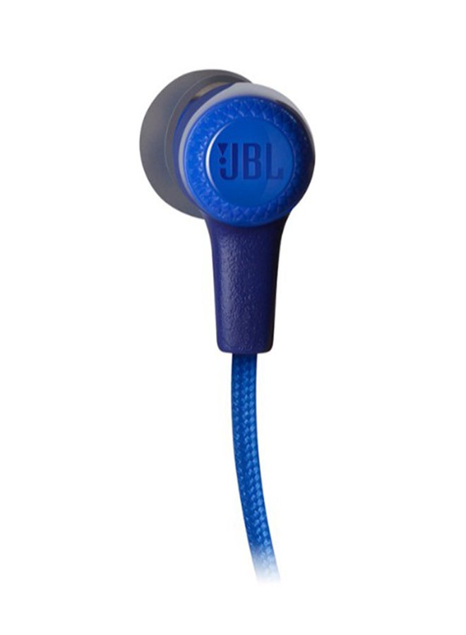 In-Ear E25BT Signature Sound Wireless Headphone With Mic Blue
