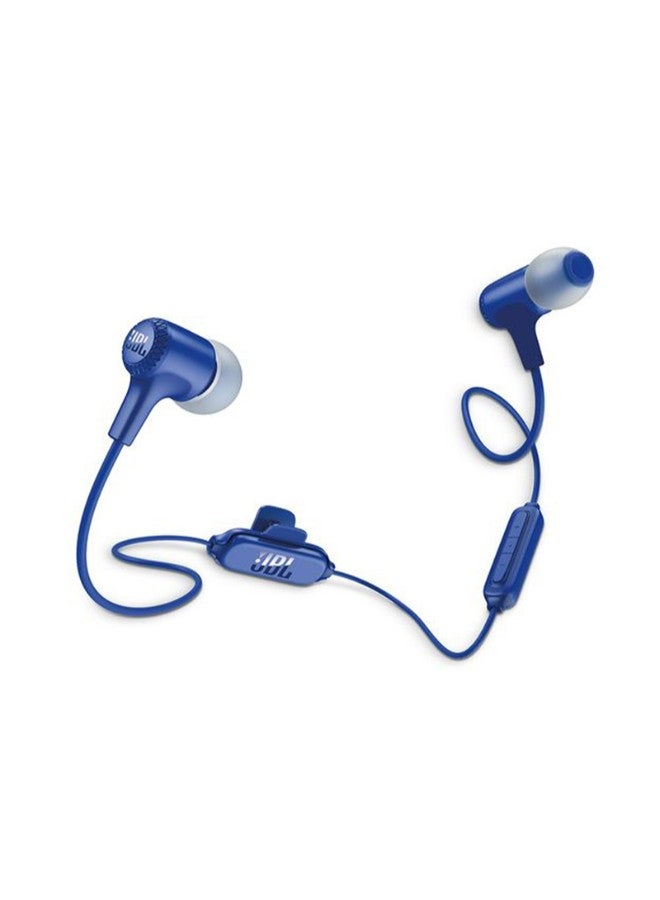 In-Ear E25BT Signature Sound Wireless Headphone With Mic Blue