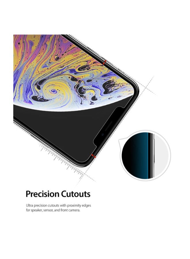 Ringke Pack Of 3 Tempered Glass Screen Protector For Apple iPhone Xs Max Clear - Image 3