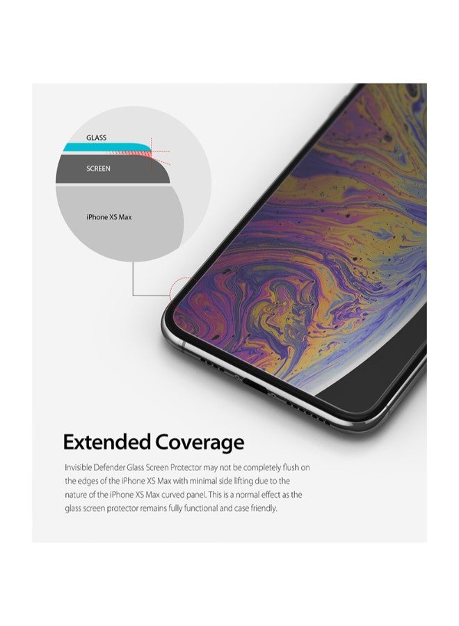 Ringke Pack Of 3 Tempered Glass Screen Protector For Apple iPhone Xs Max Clear - Image 4