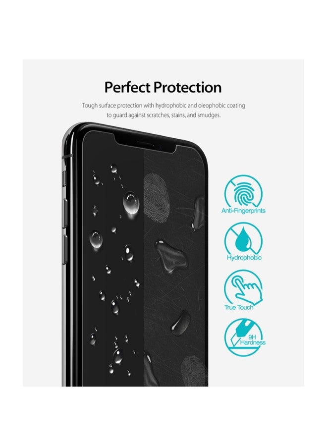 Ringke Pack Of 3 Tempered Glass Screen Protector For Apple iPhone Xs Max Clear - Image 2