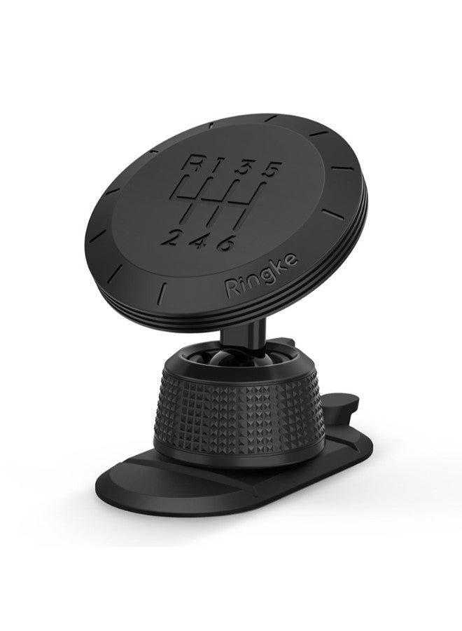Ringke Magnetic Air Vent Car Mount Holder For Mobile Phones Gear Mount Design Silver - Image 1