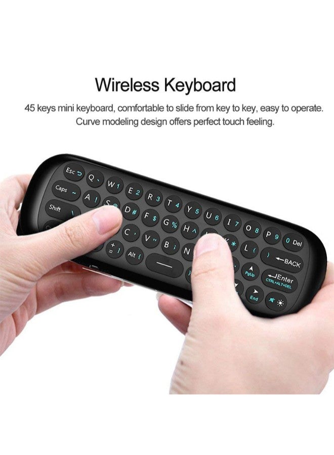 W1 Fly Mouse Multifunctional Wireless Remote Control Black - Image 5