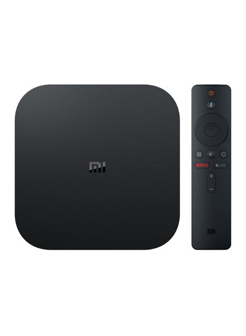 Mi S TV Box With Google Assistant Remote Control XMIS-B Black