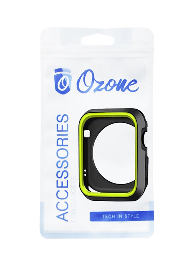Ozone Protective Case Cover For Apple Watch Series 3 42 mm Black/Green - Image 3