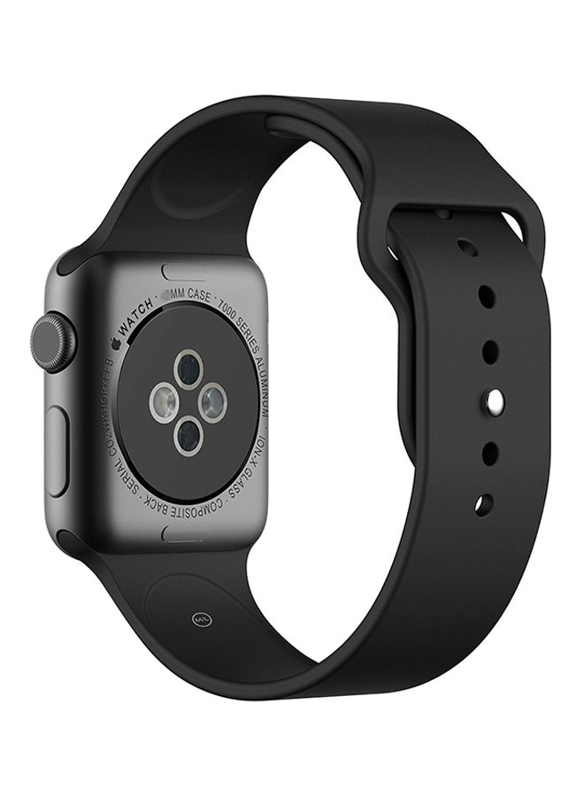 Replacement Band For Apple Watch Series 3/2/1 Black